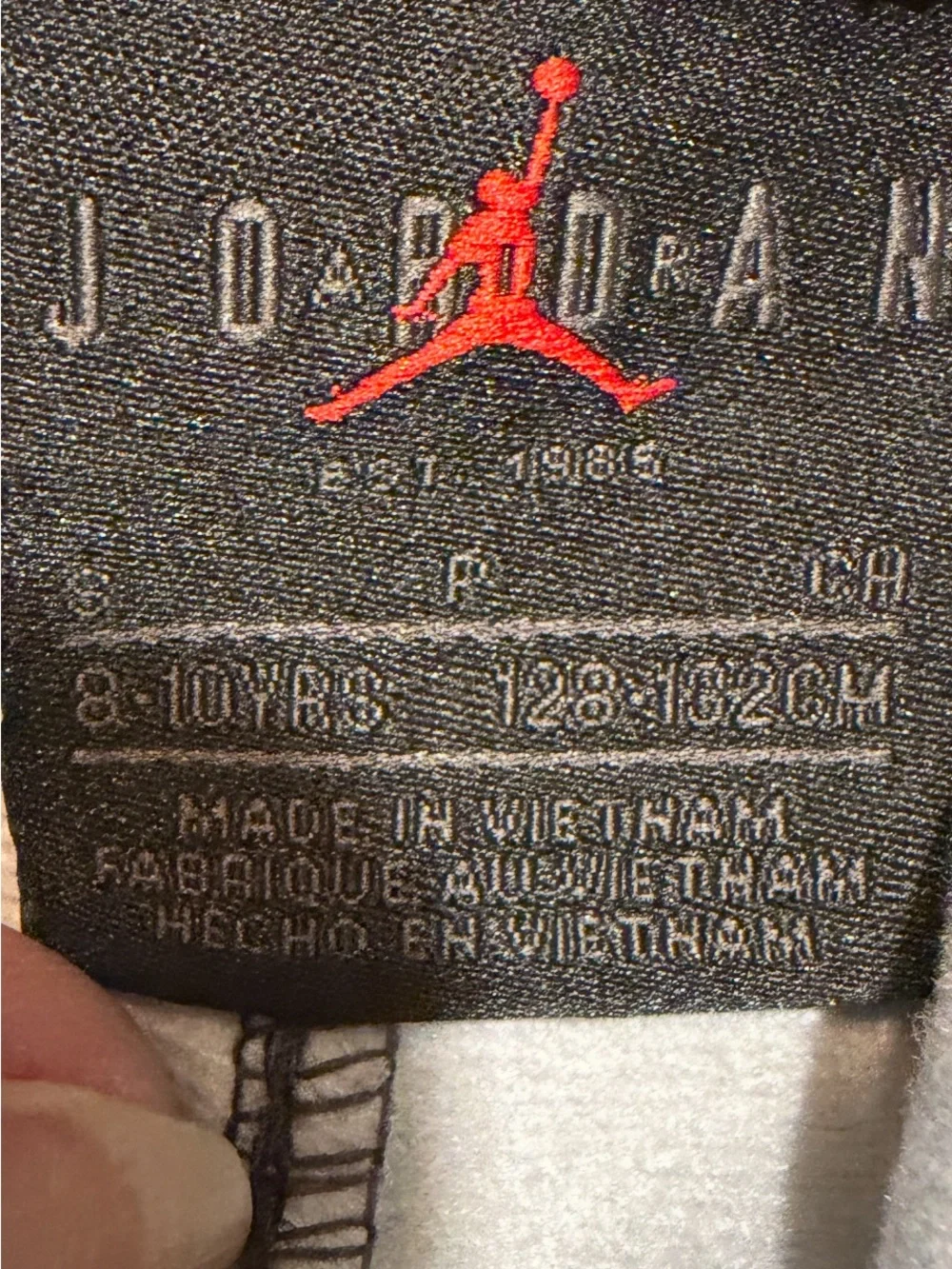 Jordan Heathered Gray & Black Track Jacket and Joggers